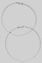 Large Hammered Brass Hoops