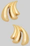 Triple Curve Stack Drop Earrings