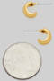 Dainty Chubby Scoop Hoops