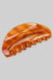 Sleek Curved Cut Out Acrylic Hair Clip