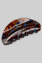 Sleek Curved Cut Out Acrylic Hair Clip