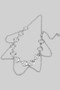 Crescent Moon And Star Link Drooping Chain Belt