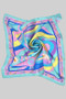 Groovy Pastel Colored Silky Square Scarf