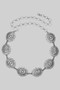 Bubbled Sw Florette Concho Chain Belt