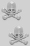 Halloween Skull Stud Earrings
