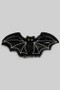 Small Glittery Bat Hair Clip