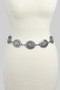 Bubbled Sw Florette Concho Chain Belt