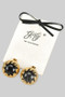 Stainless Steel Lavish Stone Post Earrings