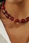 Luxurious Resin Acrylic Link Necklace