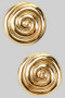 Spiraled Round Post Earrings
