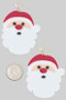 Acrylic Christmas Santa Earrings