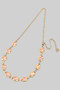 Lavish Pink Stone Link Chain Belt