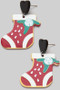 Christmas Stocking Dangle Earrings