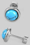 Mini Stainless Steel Screw Back Round Tq Studs