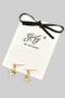 18K Gold Dipped Cz Star Drop Earrings