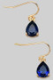 Classy Teardrop Jewel Stone Drop Earrings