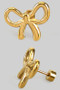 Stainless Steel Bow Screw Back Studs