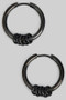 Stainless Steel Hoops With Micro Hoops