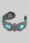 Western Concho Cuff Bracelet
