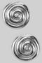 Spiraled Round Post Earrings