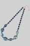 Lavish Blue Stone Long Necklace