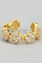 Lavish Cz Clover Link Ring