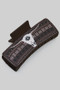 Bull Skull Western Rectangular Hair Clip