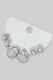 Three Pair Of Organic Teardrop Earrings