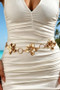 Flower Link Chain Belt - #KBT29154