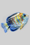 Marbled Acrylic Blue And Yellow Fish Hair Clip