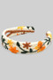 Crochet Multi Color Floral Headband
