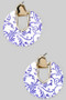 Acrylic Filigree Drop Earrings