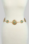Western Tq Conch Link Chain Belt