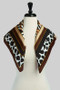 Silky Multi Animal Print Square Scarf