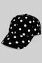Polka Dot Print Adjustable Strap Cap