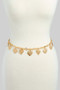 Heart Charm Chain Belt
