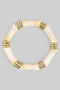 Acrylic Resin Bamboo Stretch Bracelet