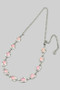 Lavish Pink Stone Link Chain Belt