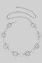 Squared Oval Link Chain Belt