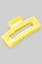 Marbled Acrylic Rectangle Cutout Hair Clip