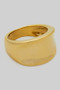 Classy Indented Brass Ring