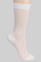 Sheer Calf Length Socks In Solid Colors