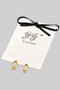 18K Gold Dipped Dainty Hiinge Hoops With Stones