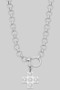Chunky Cross Chain Necklace
