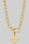 Chunky Cross Chain Necklace