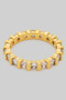 Invisibly Set Bar Band Ring