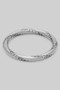 Dainty Twist Cz Pave Band Ring