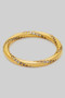 Dainty Twist Cz Pave Band Ring