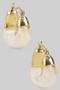 Lavish Marbled Acrylic Hinge Hoops