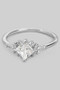 Star Cz Brass Ring
